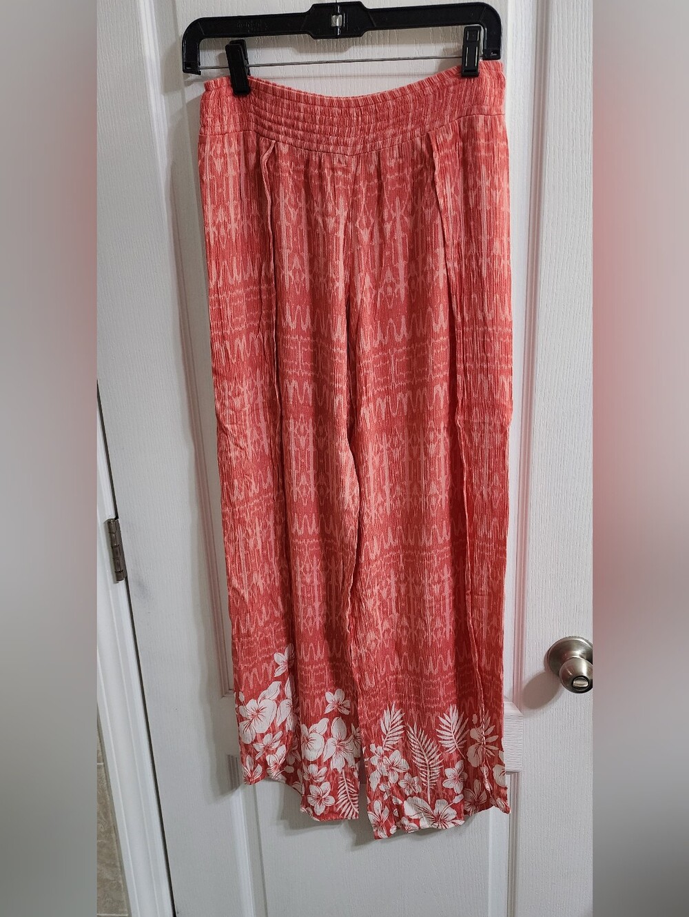 Salt Life Coral Floral Border Swim Sarong